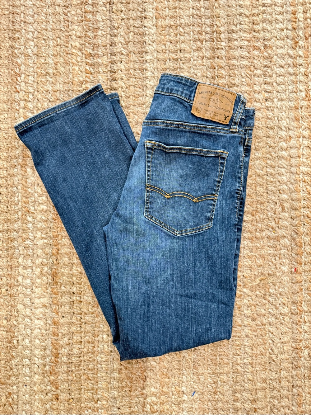 American Eagle Outfitters Men’s Medium Blue Straight Jeans